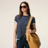 Bolso bandolera Etienne de piel de taurillon amarilla Bolso bandolera Etienne de piel de taurillon amarilla