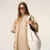 Bolso bandolera Etienne de piel Taurillon blanca Bolso bandolera Etienne de piel Taurillon blanca
