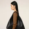 Bolso bandolera Etienne de piel Taurillon negra Bolso bandolera Etienne de piel Taurillon negra