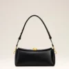 Bolso Carrousel de piel de vaca negra Bolso Carrousel de piel de vaca negra
