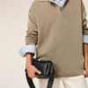 Bolso Carrousel de piel de vaca negra Bolso Carrousel de piel de vaca negra