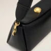 Bolso Carrousel de piel de vaca negra Bolso Carrousel de piel de vaca negra