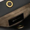 Bolso Carrousel de piel de vaca negra Bolso Carrousel de piel de vaca negra