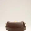 Bolso Carrousel de piel lisa marrón Bolso Carrousel de piel lisa marrón