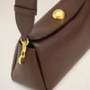 Bolso Carrousel de piel lisa marrón Bolso Carrousel de piel lisa marrón