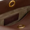 Bolso Carrousel de piel lisa marrón Bolso Carrousel de piel lisa marrón