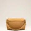 Bolso carrusel grande con solapa de piel de vaca amarilla Bolso carrusel grande con solapa de piel de vaca amarilla