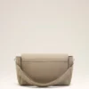 Bolso carrusel grande con solapa de piel de vaca gris Bolso carrusel grande con solapa de piel de vaca gris