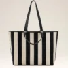 Bolso de compras Ami de Coeur de algodón blanco Bolso de compras Ami de Coeur de algodón blanco