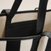 Bolso de compras Ami de Coeur de algodón blanco Bolso de compras Ami de Coeur de algodón blanco