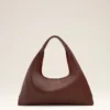 Bolso de hombro Etienne de cuero flexible burdeos Bolso de hombro Etienne de cuero flexible burdeos