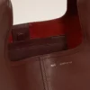 Bolso de hombro Etienne de cuero flexible burdeos Bolso de hombro Etienne de cuero flexible burdeos