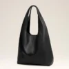 Bolso hobo Etienne de piel de taurillón negra Bolso hobo Etienne de piel de taurillón negra