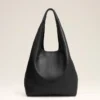 Bolso hobo Etienne de piel de taurillón negra Bolso hobo Etienne de piel de taurillón negra