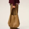 Bolso hobo Etienne de piel flexible amarilla Bolso hobo Etienne de piel flexible amarilla