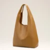 Bolso hobo Etienne de piel flexible amarilla Bolso hobo Etienne de piel flexible amarilla
