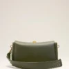 Bolso mediano Carrousel de piel de vaca verde Bolso mediano Carrousel de piel de vaca verde