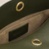 Bolso mediano Carrousel de piel de vaca verde Bolso mediano Carrousel de piel de vaca verde