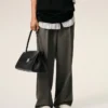 Bolso Mimi de piel de vaca negra Bolso Mimi de piel de vaca negra