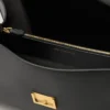 Bolso Mimi de piel de vaca negra Bolso Mimi de piel de vaca negra