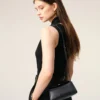 Bolso Mini Carrousel de piel de vaca negra Bolso Mini Carrousel de piel de vaca negra