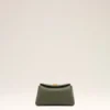 Bolso mini carrusel de piel de vaca verde Bolso mini carrusel de piel de vaca verde
