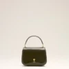Bolso Paris Paris con asa superior de piel de vaca verde Bolso Paris Paris con asa superior de piel de vaca verde