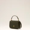 Bolso Paris Paris con asa superior de piel de vaca verde Bolso Paris Paris con asa superior de piel de vaca verde