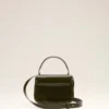 Bolso Paris Paris con asa superior de piel de vaca verde Bolso Paris Paris con asa superior de piel de vaca verde