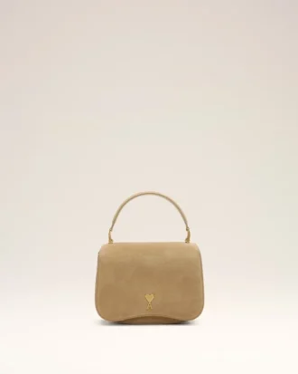 Bolso Paris Paris con asa superior de piel de vacuno amarilla Bolso Paris Paris con asa superior de piel de vacuno amarilla