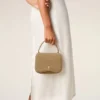 Bolso Paris Paris con asa superior de piel de vacuno amarilla Bolso Paris Paris con asa superior de piel de vacuno amarilla