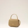 Bolso Paris Paris con asa superior de piel de vacuno amarilla Bolso Paris Paris con asa superior de piel de vacuno amarilla