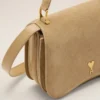 Bolso Paris Paris con asa superior de piel de vacuno amarilla Bolso Paris Paris con asa superior de piel de vacuno amarilla