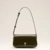 Bolso Paris Paris de hombro en piel de vaca verde Bolso Paris Paris de hombro en piel de vaca verde