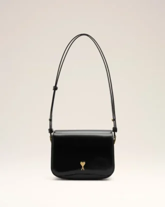 Bolso Paris Paris de piel de vaca negra