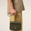 Bolso Paris Paris de piel de vacuno verde Bolso Paris Paris de piel de vacuno verde