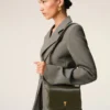 Bolso Paris Paris de piel de vacuno verde Bolso Paris Paris de piel de vacuno verde