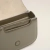 Bolso Paris Paris de piel gris esmaltada Bolso Paris Paris de piel gris esmaltada