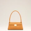 Bolso pequeño Mimi de piel de vaca naranja Bolso pequeño Mimi de piel de vaca naranja
