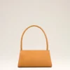 Bolso pequeño Mimi de piel de vaca naranja Bolso pequeño Mimi de piel de vaca naranja