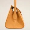 Bolso pequeño Mimi de piel de vaca naranja Bolso pequeño Mimi de piel de vaca naranja