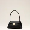 Bolso pequeño Mimi de piel de vaca negra Bolso pequeño Mimi de piel de vaca negra