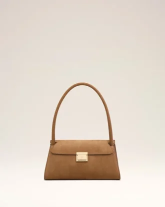 Bolso pequeño Mimi de piel de vacuno marrón