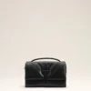 Bolso Voulez-Vous de piel de vacuno negra Bolso Voulez-Vous de piel de vacuno negra