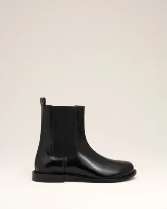Botas Chelsea de puntera anatómica en piel negra