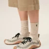 Calcetines Ami de Coeur de algodón beige Calcetines Ami de Coeur de algodón beige