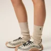 Calcetines Ami de Coeur de algodón beige Calcetines Ami de Coeur de algodón beige
