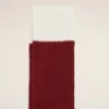 Calcetines de algodón rojos y blancos