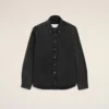 Camisa de algodón denim negro «Ami de Coeur» Camisa de algodón denim negro «Ami de Coeur»