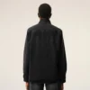 Camisa de algodón denim negro «Ami de Coeur» Camisa de algodón denim negro «Ami de Coeur»